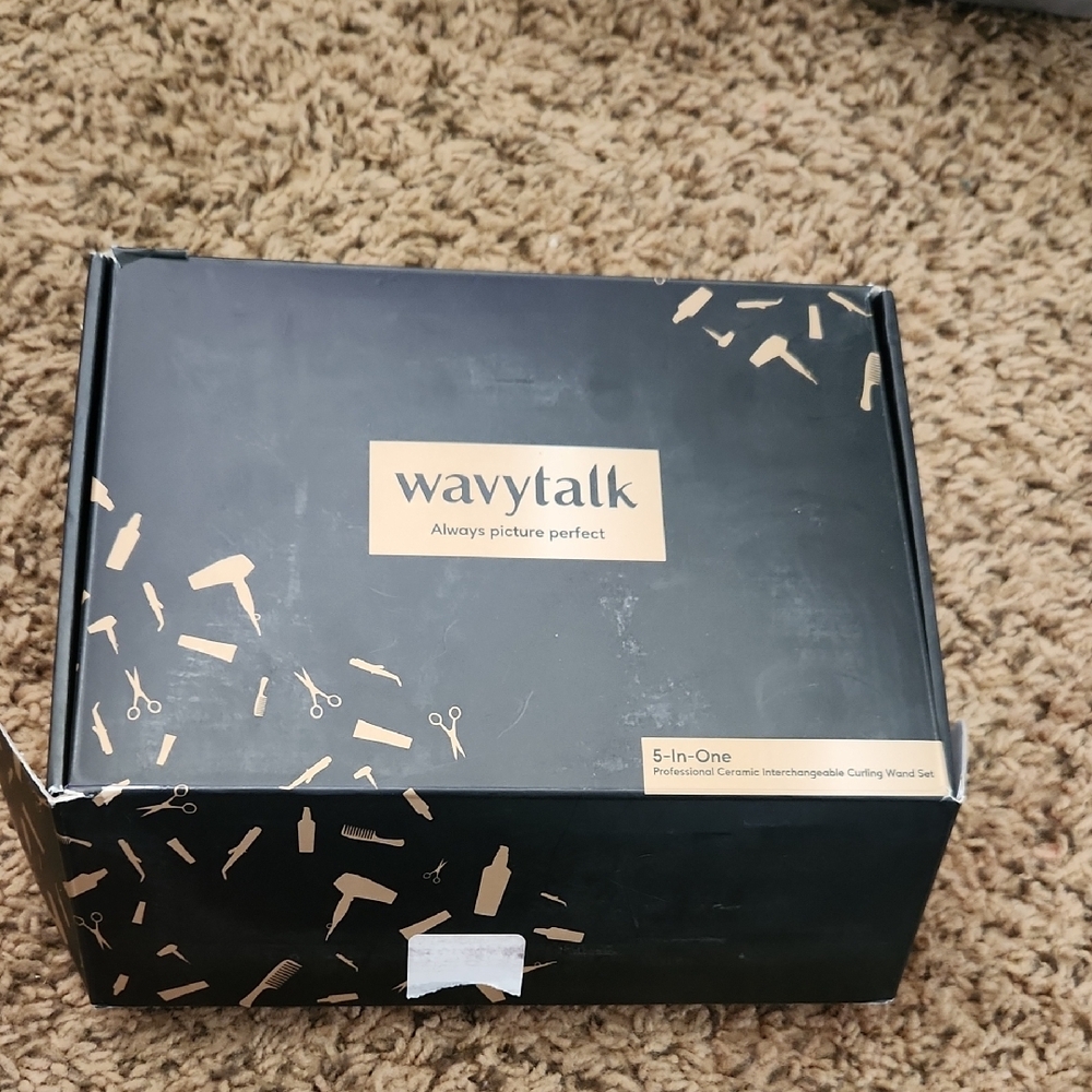 Wavytalk 5-In-One Curling Wand Set
